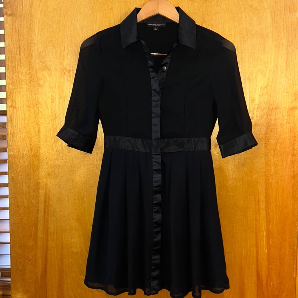 Jonathan Saunders beautiful black collared dress